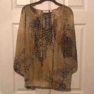 Very nice sheer print top